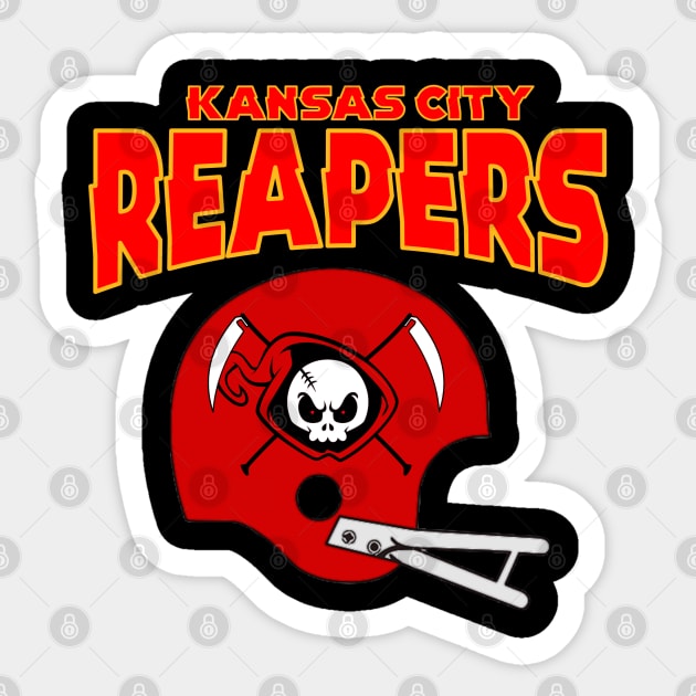 Kansas City Reapers Sticker by Fountain City Designs KC